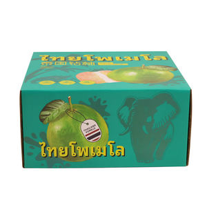 กล่องกระดาษบรรจุภัณฑ์ผลไม้และผักแบบกำหนดเอง พร้อมโลโก้ สำหรับผลไม้สด เช่น มะนาว ส้มโอ แอปเปิ้ล ลูกแพร์ แตงโม ทุเรียน เชอร์รี่ - Product Image 2