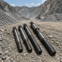 Adaptateur de tige de marteau perforateur forgé haute dureté pour pièces de foreuse à roche Atlas Copco Sandvik