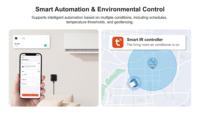 Control Remoto IR Inteligente Zigbee 3.0 para Hogar Inteligente Tuya, Sensor de Temperatura y Humedad, Control por Aplicación Tuya SmartLife, USB Tipo-C