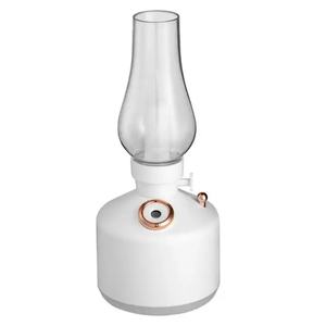 Lámpara Vintage, Humidificador Ultrasónico, Difusor de Aceites Esenciales para Aromaterapia, Purificador de Aire Recargable por USB, Difusor de Aroma Retro - Product Image 1