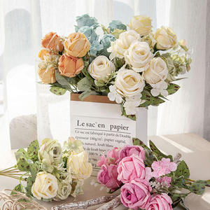 K-0531 haute qualité Offre Spéciale 6 têtes <span class=keywords><strong>bouquet</strong></span> <span class=keywords><strong>de</strong></span> roses éternelles soie artificielle rose <span class=keywords><strong>bouquet</strong></span> <span class=keywords><strong>fleurs</strong></span> pour <span class=keywords><strong>bouquet</strong></span> <span class=keywords><strong>de</strong></span> mariage <span class=keywords><strong>mariée</strong></span> - Product Image 1