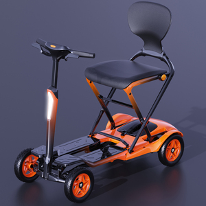 Scooter pour personnes handicapées en fibre de carbone intégrale, scooter de mobilité pour personnes âgées, scooter de mobilité médical léger et pliable, batterie au lithium DDF1 - Product Image 2