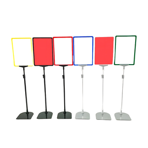 Supermarket Pop Advertising Board Promotional Display Floor-Standing Vertical Stand <b>Poster</b> A4 <b>Frame</b> <b>Poster</b> Price Label Holder - Product Image 1