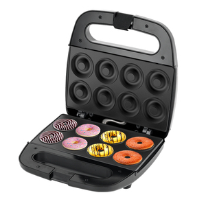 Máquina para Hacer Mini Donuts RAF de 8 Piezas, Fácil, Rápida, Portátil, Manual, para Hacer Waffles y Donuts, RAF RAF 8 PC - Product Image 1
