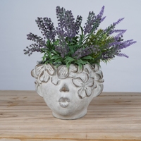 Pots et jardinières en ciment Lianda - Béton gris, écologiques, tendance, style américain, emballés en carton pour la maison et le jardin