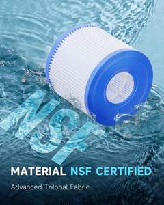AGS 6-Pack Compatible <span class=keywords><strong>Filtro</strong></span> de <span class=keywords><strong>piscina</strong></span> sobre el suelo 3 3/4 "X 4 <span class=keywords><strong>1</strong></span>/4" <span class=keywords><strong>Cartucho</strong></span> de plástico <span class=keywords><strong>Tipo</strong></span> D Modelo - Product Image 6