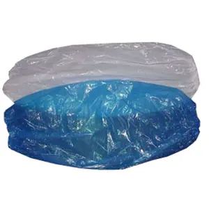 Capa de braço de plástico descartável PE de polietileno Ldpe com punho elástico, capa de mão microporosa descartável