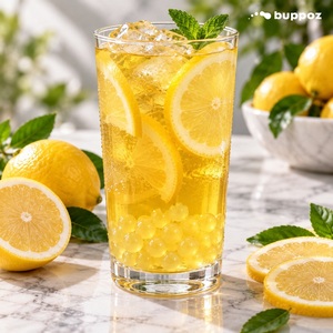 Boba de Limón con Explosión de Sabor, Tarro de 3.2kg, Listo para Consumir, para Tiendas de Té de Burbujas y Té con Leche, OEM, Marca Privada - Product Image 3
