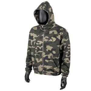 Sudadera con Capucha Personalizada de Fabricante TOPSHOW, Impresión DTG Completa, 420 GSM, Algodón French Terry, Cierre de Cremallera, Camuflaje, Sudadera con Capucha para Hombre - Product Image 1