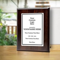 Signes ByLITA Prix de plaque en bois personnalisable | Option de montage de chevalet | Cadeau de reconnaissance pour les gagnants de prix, certificats