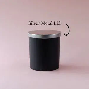 Vietnam Custom Logo Iron Candle Lid Metal Jar Lid Toppers with <b>Silicone</b> Sealing <b>Gasket</b> for Candles - Product Image 6