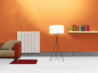 Cerámica de almacenamiento de energía montada en la pared El control de temperatura mecánico Opciones de programación diaria y semanal Calentador de habitación de aluminio