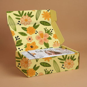 Boîte d'expédition en carton ondulé <span class=keywords><strong>orange</strong></span> personnalisée avec impression du logo de la marque, boîte de courrier ondulée personnalisée pour les petites entreprises - Product Image 4