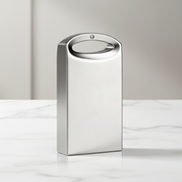 Nouvelle mini clé USB 2.0 ultra-compacte en alliage métallique doré |   22x12.2x4.6mm 128MB-512MB |   Utilisation quotidienne portable, 2 ans