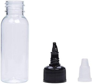 PET Custom Color Screen Printed Hair Oil Dye <b>Paint</b> Nozzle Sauce Squeeze Applicator Beauty Packaging Bottles Twist Dispensing Cap - Product Image 4