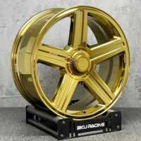 Jantes Bku forgées 5x120.65 pour Chevrolet Camaro RS Z28 IROC-Z Corvette C5 C6 C7 Chrome Or 18 19 20 pouces Jantes en alliage concaves