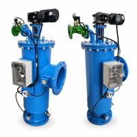 Filtro Autolimpiante para Agua de Río, Sistema de Filtración con Cepillo Rotatorio Automático para Riego y Agua Industrial