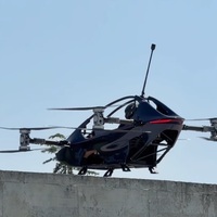 YIVTOL S ZERO Plus + Parachute, temps de vol de 45 minutes, aéronef à une place pour un seul pilote, charge utile de 110 kg, vitesse de 120 km/h, EVTOL personnel
