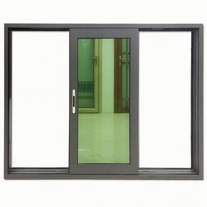 Fenêtres coulissantes <span class=keywords><strong>en</strong></span> aluminium à rupture de pont thermique AOSTTER NFRC AS2047, style villa minimaliste, panoramiques, à 3 rails, bi-partitionnées - Product Image 3