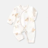 Combinaison kimono pour bébé en coton doux, imperméable, respirante, anti-rides, design mignon de dessin animé, unisexe, nouveau-né, toutes saisons