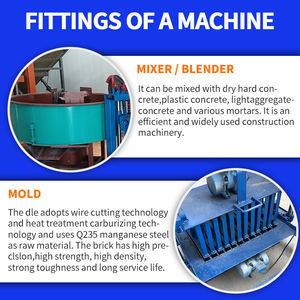 Ligne de production de petites machines à fabriquer des briques, machine automatique pour la fabrication de blocs creux en ciment et cendres volantes pour la pose de routes - Product Image 6