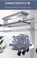 Produits pour la maison intelligente, porte-vêtements électrique, porte-vêtements pliable, porte-chaussures, porte-serviettes, intérieur/extérieur