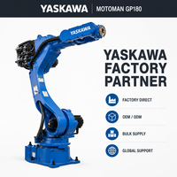 Robot Arm Palletizing Tugas Berat Yaskawa GP180 180kg 6 Axis dengan PLC & Motor untuk Kantong dan Peti Berat, Kontroler YRC1000
