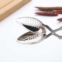1 filtre à thé en acier inoxydable avec poignée, boule filtrante à thé en vrac, infuseur à thé à poignée, boule à épices pour fondue, dropshipping