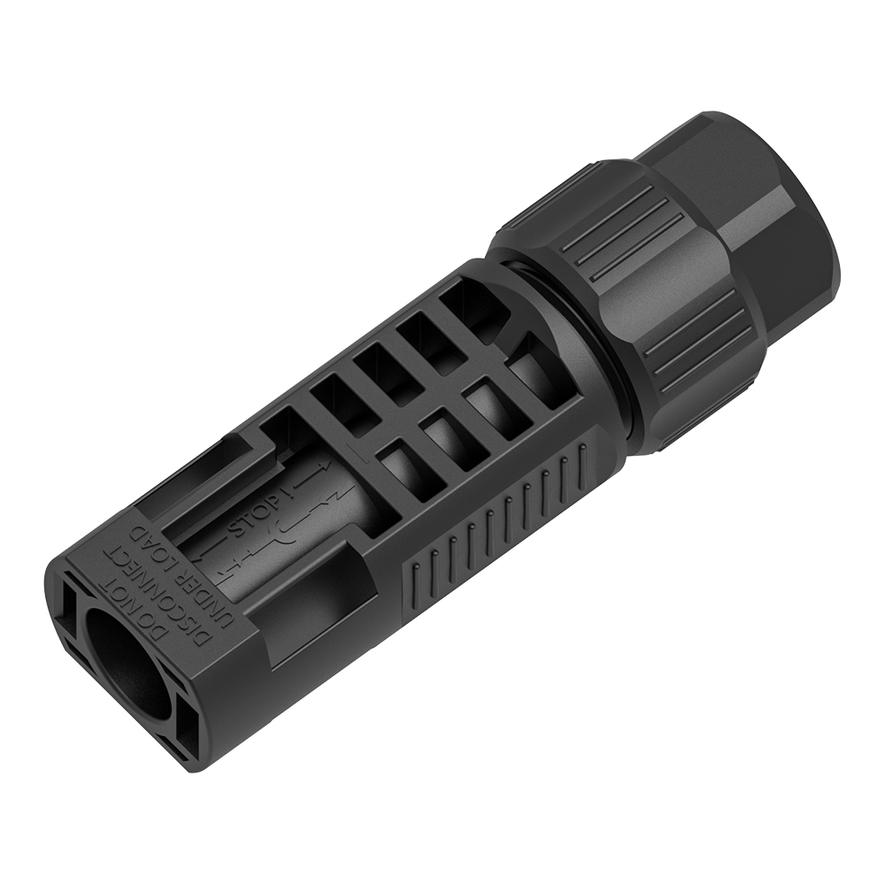 1500V IP68 Waterproof Solar Panels Connector PPO Male And Female Adaptor For PV Cable 1P Copper Contact Power Connection · image 5