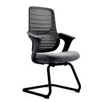 Chaise de bureau ergonomique JOHOOFURNITURE, directement de l'usine, pour un confort optimal au bureau, avec coussin épais et base robuste.