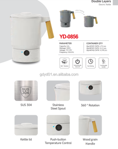 Nuovo Bollitore Elettrico Multifunzione <span class=keywords><strong>Facile</strong></span> da Trasportare, Bollitore per Acqua in Acciaio Inox, Bollitore Elettrico Termico Portatile - Product Image 2