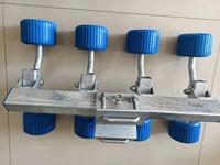 4-PCS/6-PCS/8-PCS Rib Wobble Rollers Supports pour remorque de bateau Wholesales Boat Trailer Parts Blue Boat Trailer Wobble Rollers