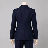 Blazer de costume sur mesure bleu marine pour poupée BJD, veste de costume formelle cousue à la main, accessoires pour poupée