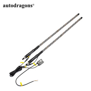 AUTODRAGONS ปรับแต่งได้ 366+ โหมดแสง เสาอากาศ 360 องศา ไฟ LED แบบเกลียวพร้อมไฟเบรกสำหรับรถ RZR ATV UTV รถบรรทุก - Product Image 3