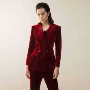 Zarif yüksek kaliteli kadın iş rahat smokin takım elbise moda pantolon <span class=keywords><strong>Suit</strong></span> & Blazers - Product Image 1