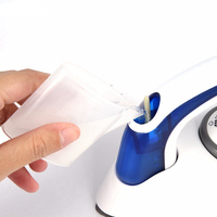 Fer à vapeur électrique Portable Mini presse à vapeur de voyage fer à repasser boîte cadeau pour vêtements avec 3 vitesses plaque de base Portable fer à repasser 1.5