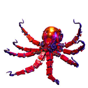 TEC CREATORS7062 Pulpo Mecánico, Simulación de Vida Marina, Animales, Naturaleza, Rompecabezas de Alta Dificultad, Bloques de Construcción para Ensamblar - Product Image 1