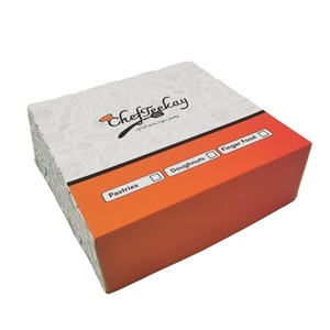 Tùy chỉnh thiết kế kích cỡ giấy Bánh Ngọt Bánh Rán Ngón tay tốt Cookie bao bì Pop Up Hộp - Product Image 4