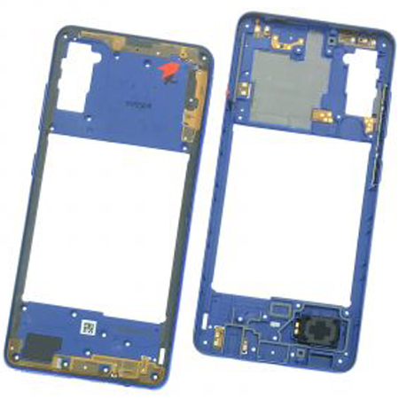 For A41 Mid Cover Blue ABS Replacement Housing Frame