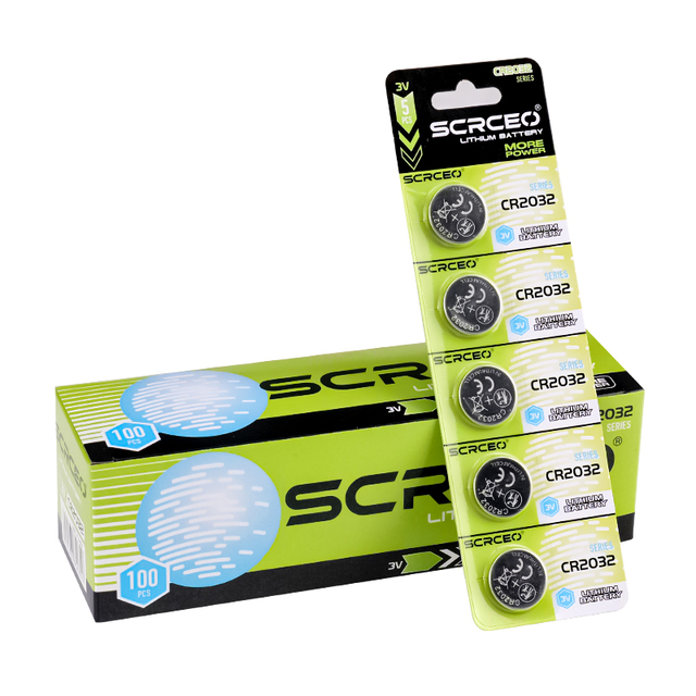 High Quality Cr2032 Coin Lithium Battery 3V Coin Button Watches Battery