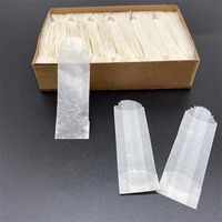 Sacs enveloppes en papier ciré blanc de luxe, taille moyenne, 22x76, 600 pièces/boîte