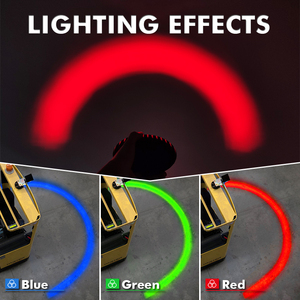 10-80 فولت تيار مستمر 30 واط ضوء تحذير على شكل قوس أحمر أخضر أزرق رافعة شوكية ضوء منطقة الخطر - Product Image 2