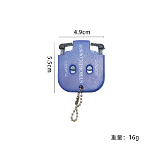 Contador de golpes de golf, marcador portátil para dos jugadores, accesorio de golf mini de plástico - Product Image 5