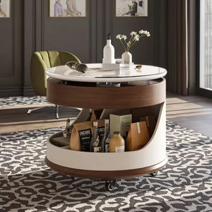Table basse relevable en chêne design moderne avec rangement, durable, écologique, hauteur réglable pour salon, meuble <span class=keywords><strong>amovible</strong></span> - Product Image 4