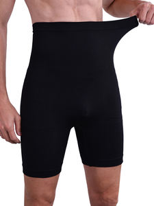 Pantalon de maintien pour homme - Style ajusté avec amincissement de la taille, contrôle de l'abdomen, rehaussement des fesses, haute élasticité pour le remodelage du corps - Product Image 4