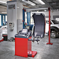 Équilibreuse de roues 0,2 kW pour atelier automobile, 220 V, 65 kg, jantes 10-24 pouces, voiture, camion, garage