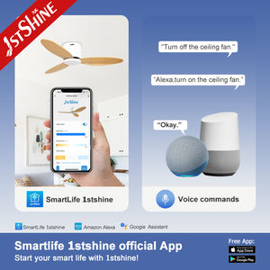 1stshine Ventilador <span class=keywords><strong>de</strong></span> techo Hogar Montado al ras OEM <span class=keywords><strong>Madera</strong></span> doblada 42 pulgadas Ahorro <span class=keywords><strong>de</strong></span> espacio Ventilador <span class=keywords><strong>de</strong></span> techo con control remoto - Product Image 6