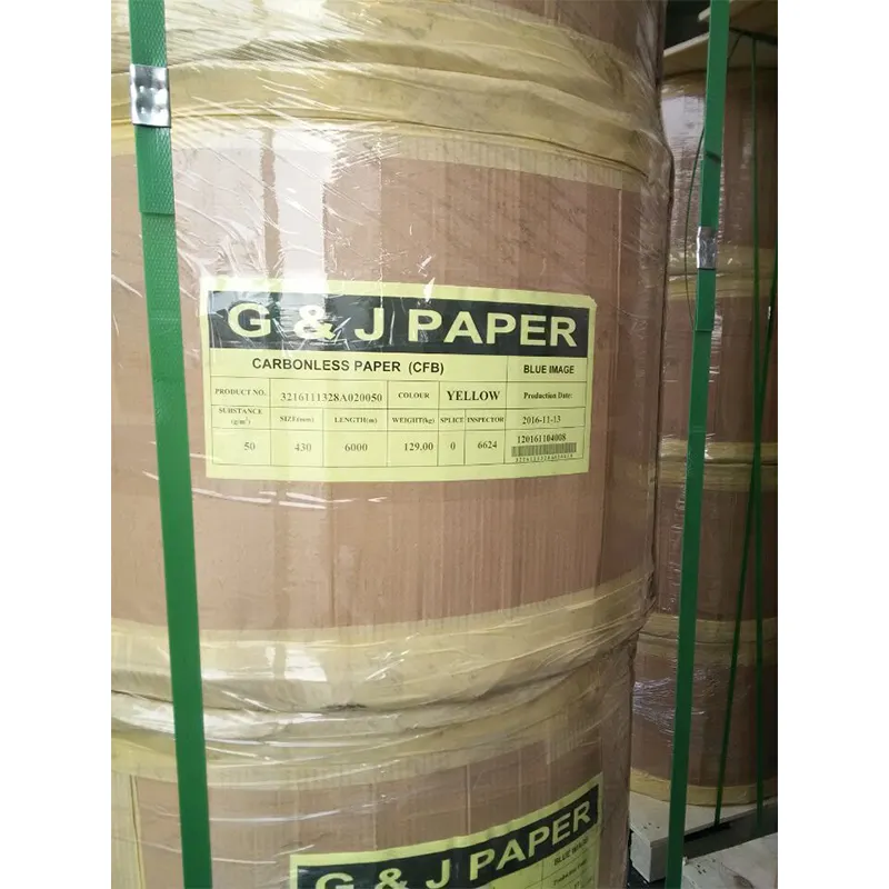 Manufacturers Hot Sale Carbonless Copy Paper By Rolls 4-ply carbonless paper