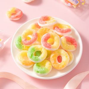 LX 1kg 3色ワームハラールフリーズドライキャンディーフリーズドライキャンディーフリーズドライキャンディーハラール - Product Image 2