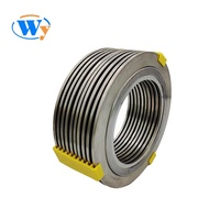Joint enroulé en spirale ASEM B16.20 joint d'étanchéité à bride métallique en graphite flexible et en acier inoxydable